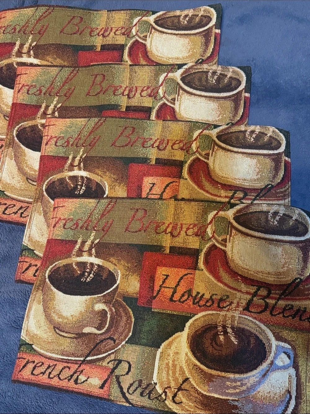 Coffee Print Kitchen placemats